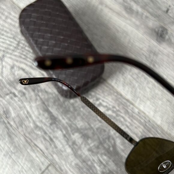 Bottega Veneta Italy brown unisex sunglasses ? titanium 145 main image 7